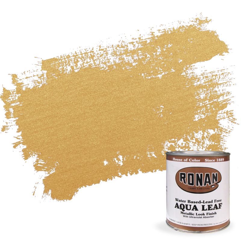 Ronan #WP18 Real Gold Aqua Leaf Paint Quart