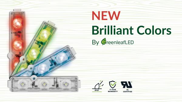 New Products: GreenleafLED Brilliant Colored Modules