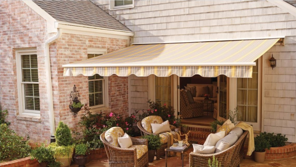 Visualize a Sunsation™ Retractable Awning with Sunbrella® Shade Studio