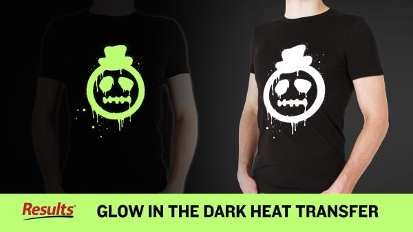 NIGHTLITE - Glow in the Dark Heat Transfer In Stock!