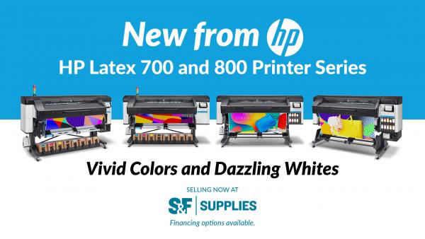 NEW HP Latex 700 and 800 Printer Series Delivers Vivid Colors and Dazzling Whites