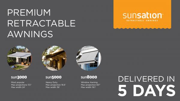 Get Your Retractable Awning in 5 Days!