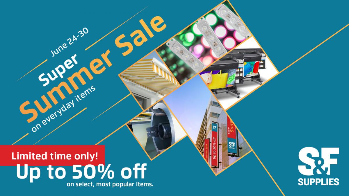 Super Summer Sale Savings up to 50% off!