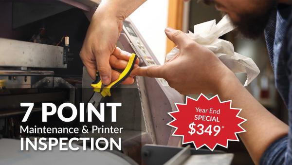 Book Your 7 Point Maintenance & Printer Inspection