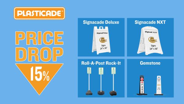 Price Drop of 15% on All Plasticade Products