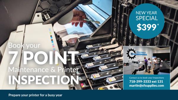Schedule your 7 Point Printer Inspection