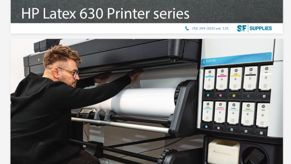 HP Latex 630 Available Now!